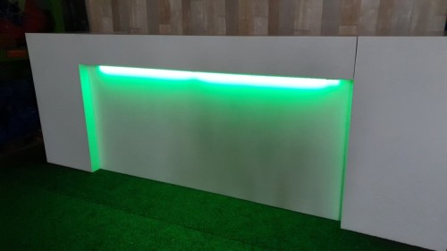 Mobiele voorzetbar met Led